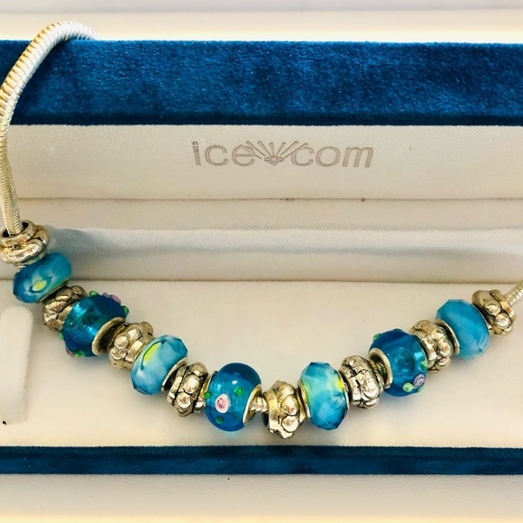 🌟Host Pick 🌟 Troll beads: Aquatic Life Collection on Silver Snake Chain - Picture 2 of 10